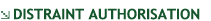 Distraint Authorisation